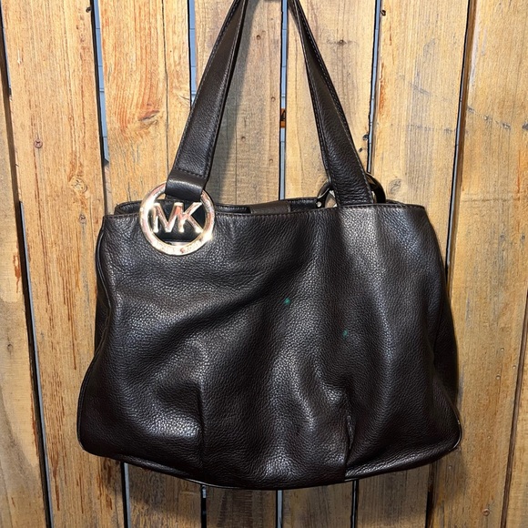 Micheal Kors Brown Leather Satchel - Picture 5 of 7